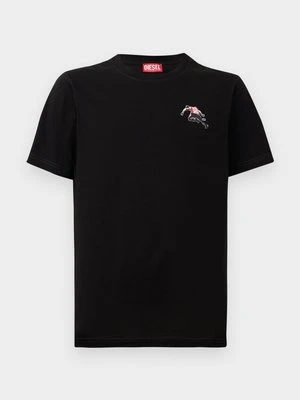 Zdjęcie produktu T-shirt z nadrukiem Diesel czarny