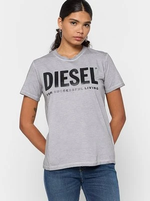 T-shirt z nadrukiem Diesel
