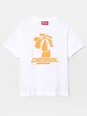 T-shirt z nadrukiem Diesel