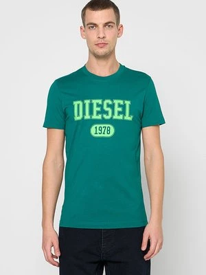 T-shirt z nadrukiem Diesel