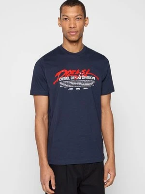 T-shirt z nadrukiem Diesel