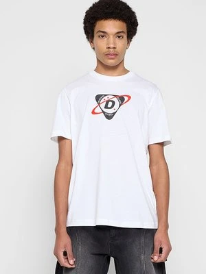 T-shirt z nadrukiem Diesel