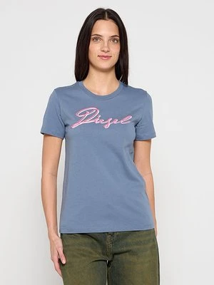 T-shirt z nadrukiem Diesel