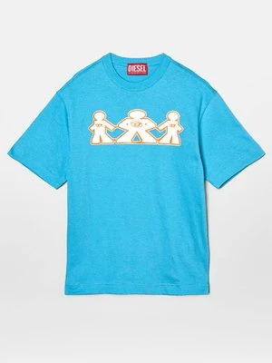 T-shirt z nadrukiem Diesel