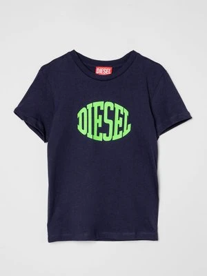 T-shirt z nadrukiem Diesel