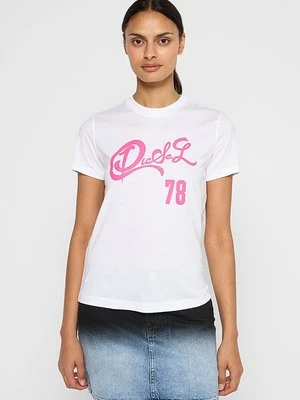 T-shirt z nadrukiem Diesel