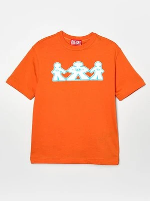 T-shirt z nadrukiem Diesel