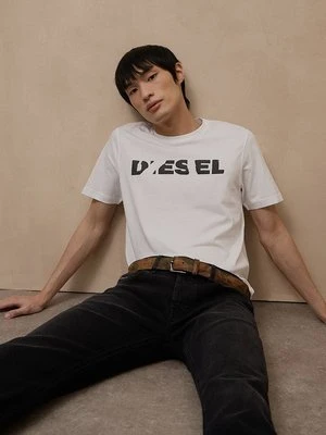 T-shirt z nadrukiem Diesel