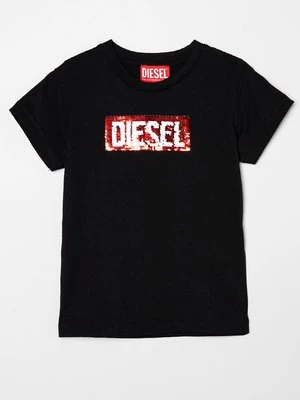 T-shirt z nadrukiem Diesel