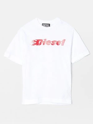 T-shirt z nadrukiem Diesel