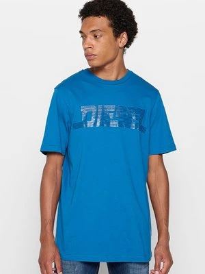 Zdjęcie produktu T-shirt z nadrukiem Diesel niebieski