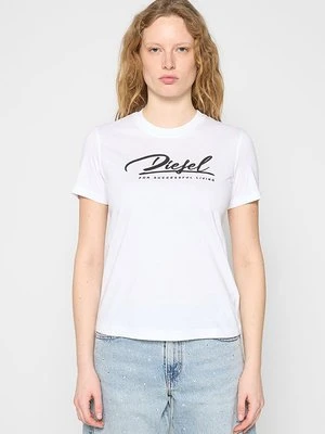 T-shirt z nadrukiem Diesel