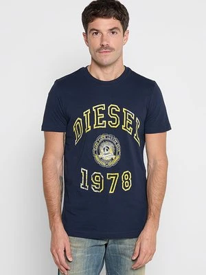 T-shirt z nadrukiem Diesel