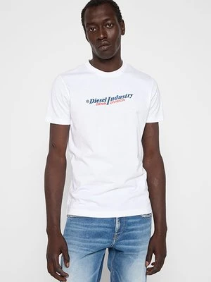 Zdjęcie produktu T-shirt z nadrukiem Diesel biały
