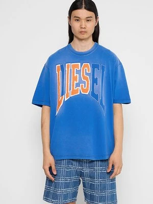 T-shirt z nadrukiem Diesel