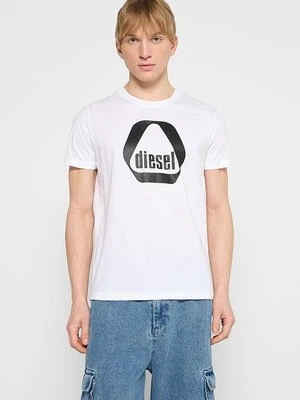 T-shirt z nadrukiem Diesel