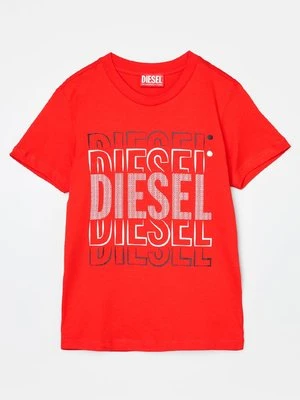 T-shirt z nadrukiem Diesel