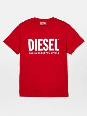 T-shirt z nadrukiem Diesel