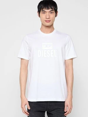 Zdjęcie produktu T-shirt z nadrukiem Diesel biały
