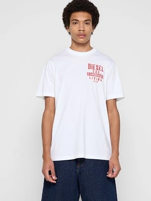 Zdjęcie produktu T-shirt z nadrukiem Diesel biały