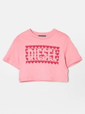 T-shirt z nadrukiem Diesel