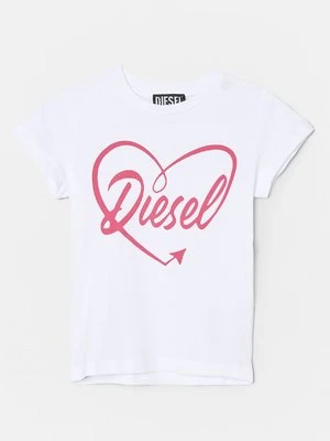 T-shirt z nadrukiem Diesel