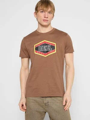 T-shirt z nadrukiem Diesel