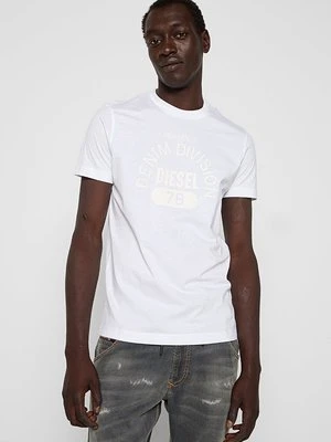Zdjęcie produktu T-shirt z nadrukiem Diesel biały