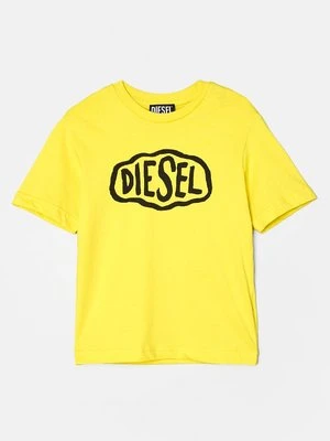 T-shirt z nadrukiem Diesel