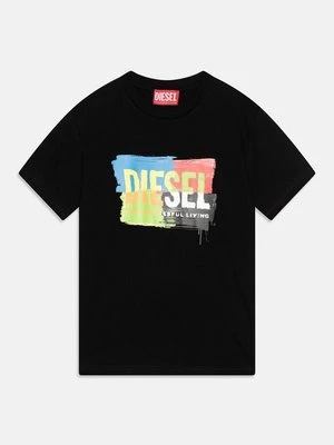 T-shirt z nadrukiem Diesel