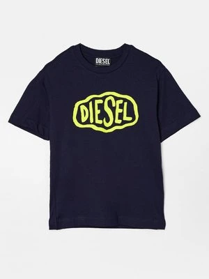 T-shirt z nadrukiem Diesel