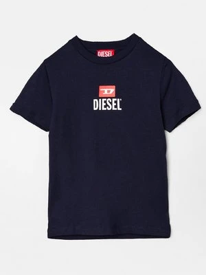 T-shirt z nadrukiem Diesel