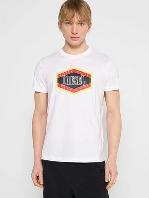 Zdjęcie produktu T-shirt z nadrukiem Diesel biały