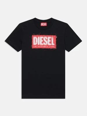 T-shirt z nadrukiem Diesel