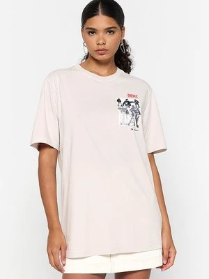 T-shirt z nadrukiem Diesel
