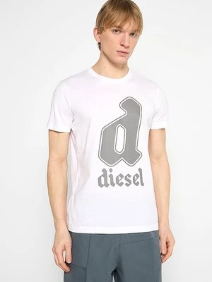 Zdjęcie produktu T-shirt z nadrukiem Diesel biały
