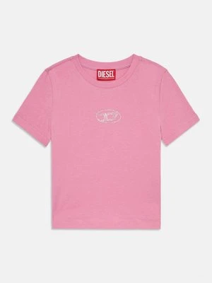 T-shirt z nadrukiem Diesel