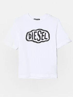 T-shirt z nadrukiem Diesel