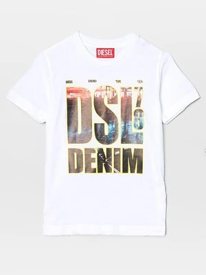 T-shirt z nadrukiem Diesel