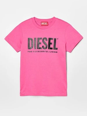 T-shirt z nadrukiem Diesel