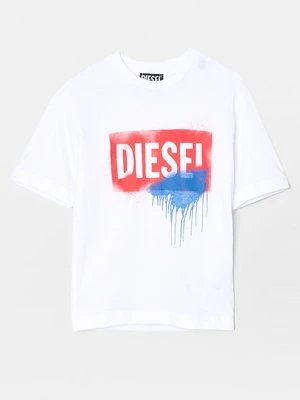 T-shirt z nadrukiem Diesel