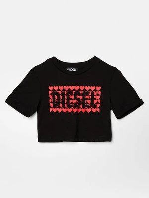 T-shirt z nadrukiem Diesel