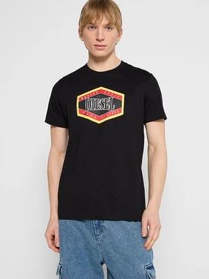 Zdjęcie produktu T-shirt z nadrukiem Diesel czarny