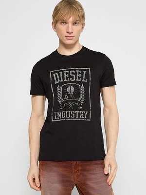T-shirt z nadrukiem Diesel