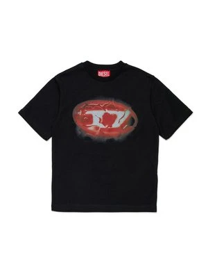 T-shirt z nadrukiem Diesel