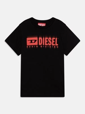 T-shirt z nadrukiem Diesel