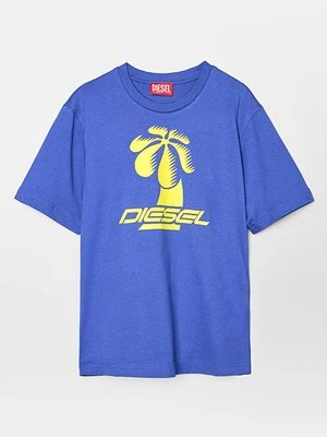 T-shirt z nadrukiem Diesel