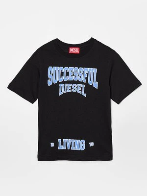 T-shirt z nadrukiem Diesel