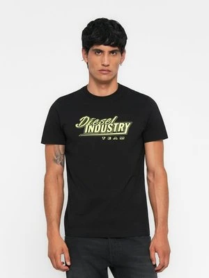Zdjęcie produktu T-shirt z nadrukiem Diesel czarny