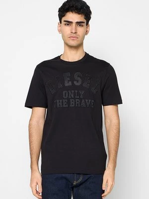 Zdjęcie produktu T-shirt z nadrukiem Diesel czarny